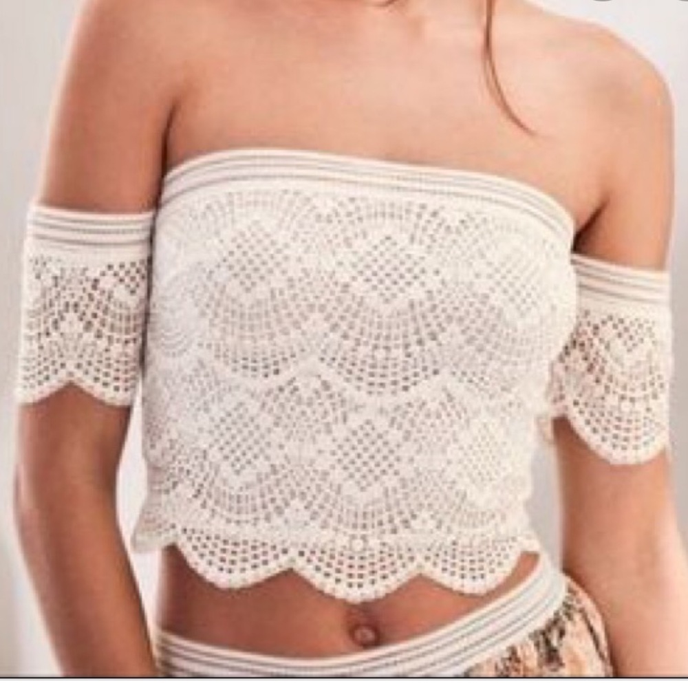NWT Victoria’s Secret Lace Crop Top